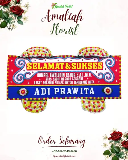 Papan Bunga Ucapan Selamat Sembukan